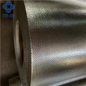 Tkanina z włókna szklanego laminowana folią aluminiową